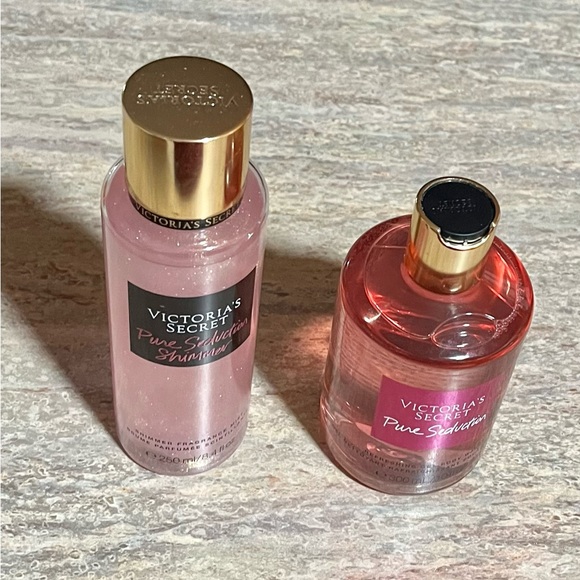 Victoria's Secret Pure Seduction Shimmer  Fragrance Mist & Refreshing Body Wash - Picture 1 of 16